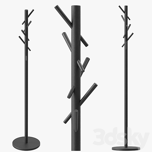 Naula coat rack 3ds Max - thumbnail 3