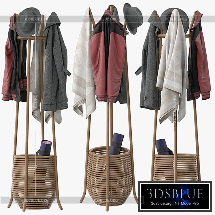 Omera Coat Rack 3DS Max - thumbnail 3