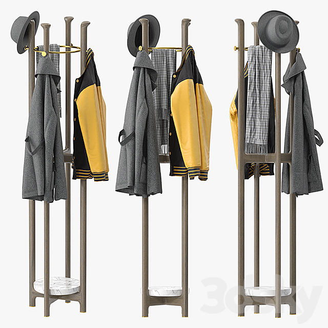 Porada Igor Coat Rack 3ds Max - thumbnail 1