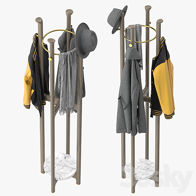 Porada Igor Coat Rack 3ds Max - thumbnail 3