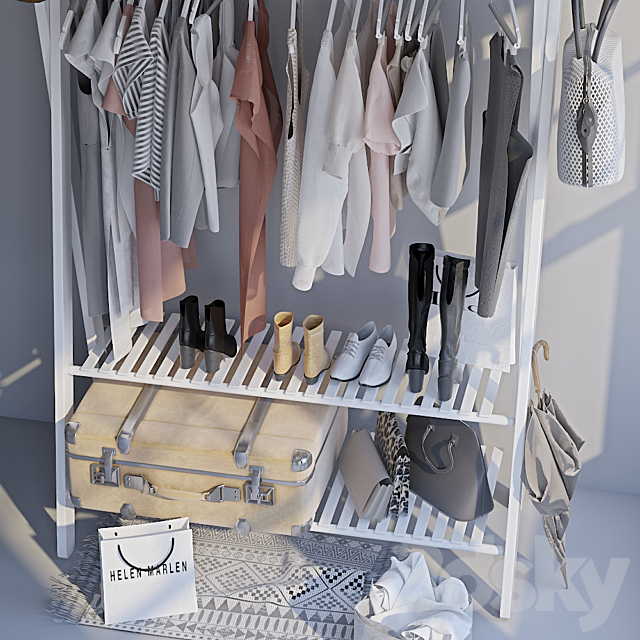 Rack for clothes 3DSMax File - thumbnail 2