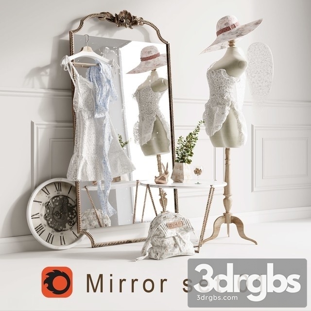 Set Mirror 01 Loft 3dsmax Download - thumbnail 1