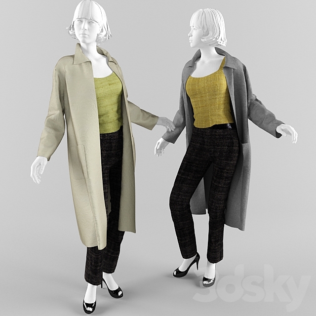 set of clothes 3ds Max - thumbnail 1