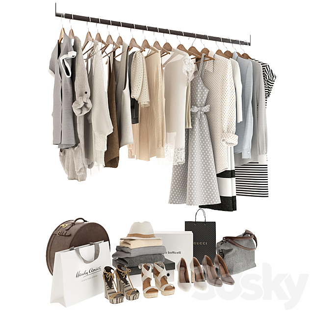 Set of clothes 3DS Max Model - thumbnail 2