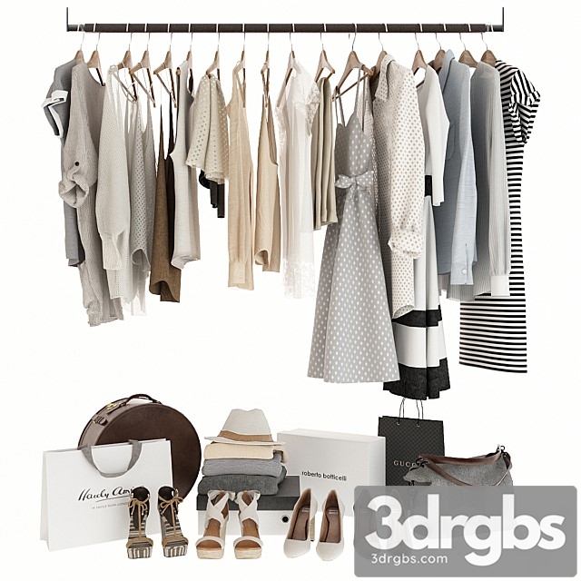 Set of Clothes 3dsmax Download - thumbnail 1