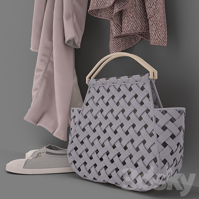 Set of clothes 3DSMax File - thumbnail 2