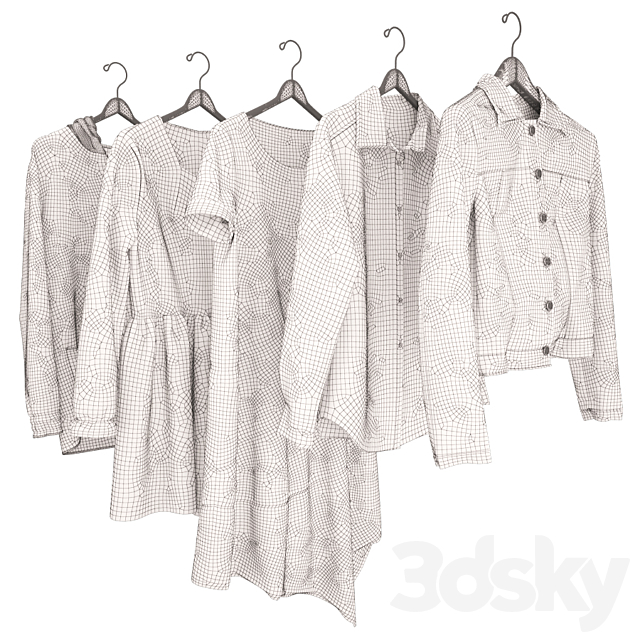 set of clothes 3DSMax File - thumbnail 2