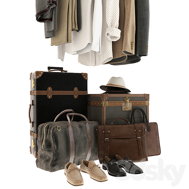 Set of clothes 3DSMax File - thumbnail 3