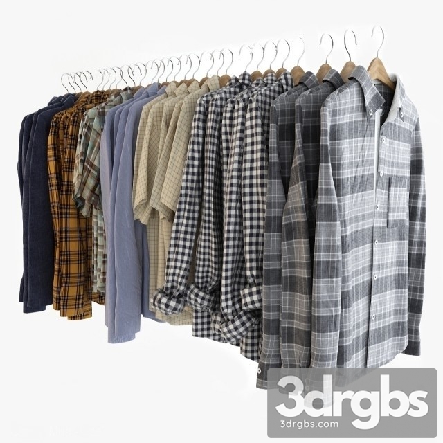 Shirt Collection 02 3dsmax Download - thumbnail 1