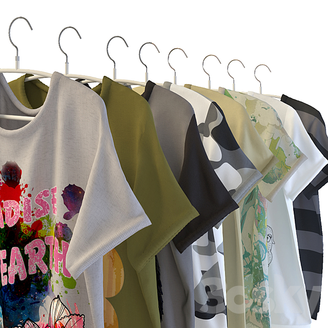 Shirts _ T-Shirts 3DSMax File - thumbnail 2