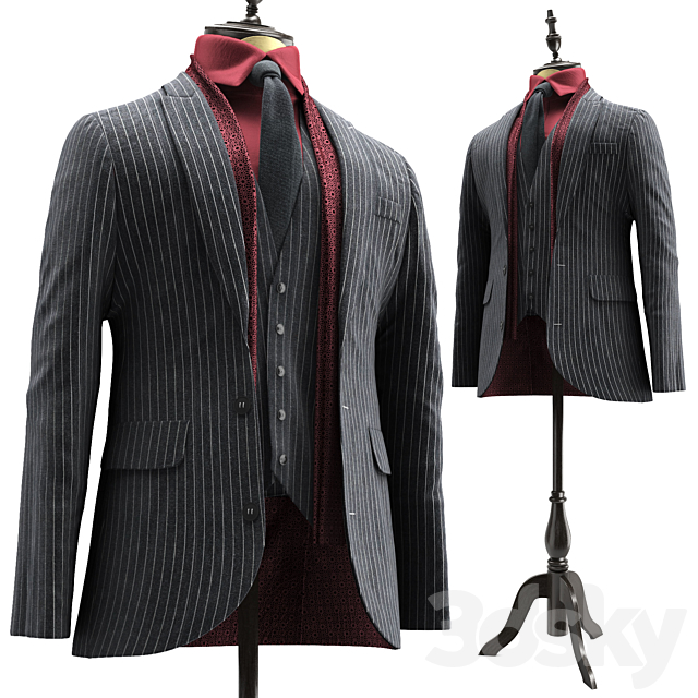 Suit canali 3DS Max Model - thumbnail 1