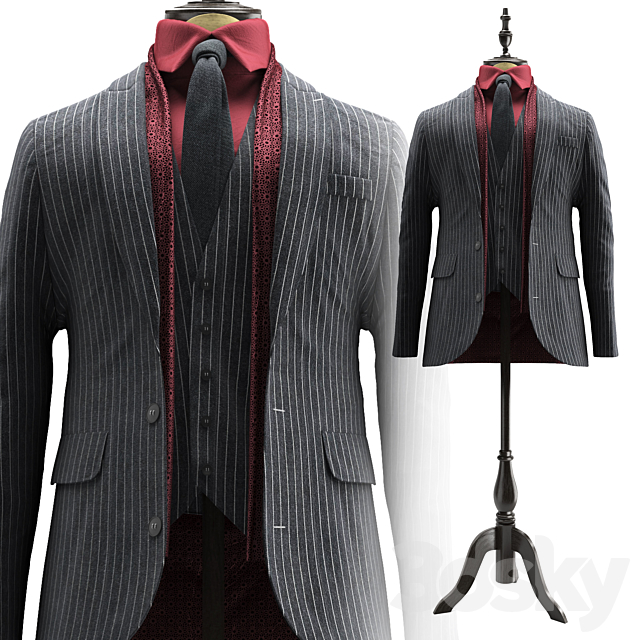 Suit canali 3DS Max Model - thumbnail 3