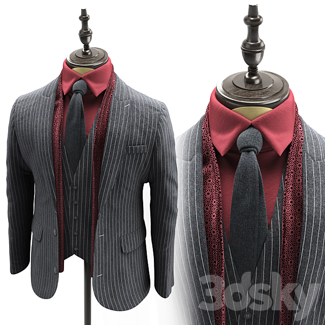 Suit canali 3DS Max Model - thumbnail 5