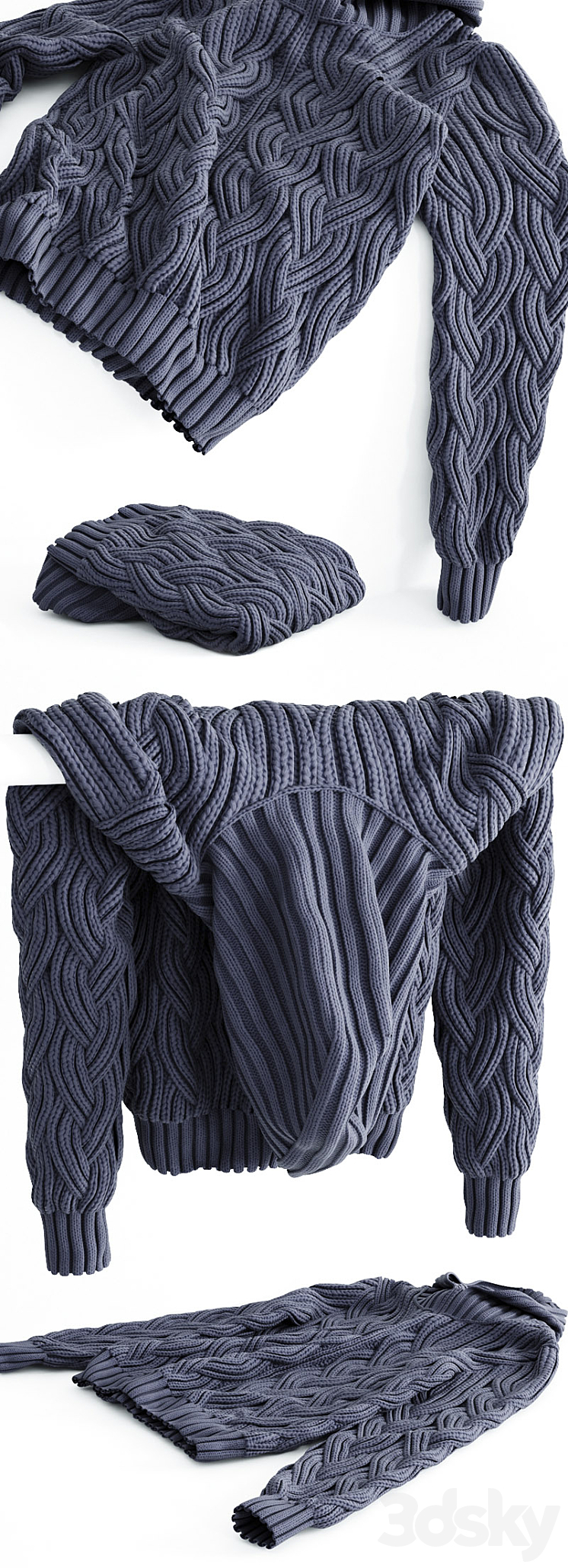 Sweater 2 3DS Max - thumbnail 2