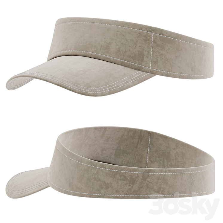 tennis cap 3DS Max Model - thumbnail 1