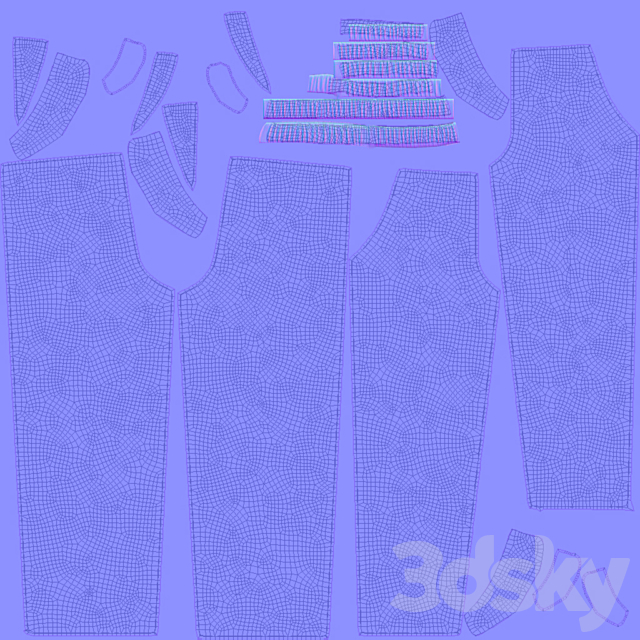 Tracksuits Set 3DS Max Model - thumbnail 5