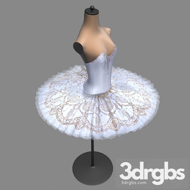 Tutu For Ballet Nutzratsker Nutcracker 2 3dsmax Download - thumbnail 1