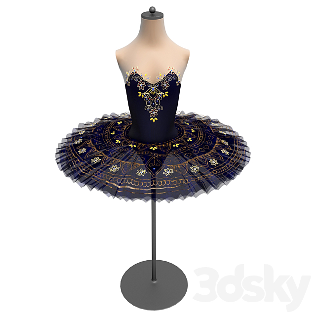 Tutu for ballet Raymonda – Raymonda 3ds Max - thumbnail 1