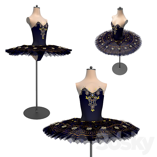 Tutu for ballet Raymonda – Raymonda 3ds Max - thumbnail 2