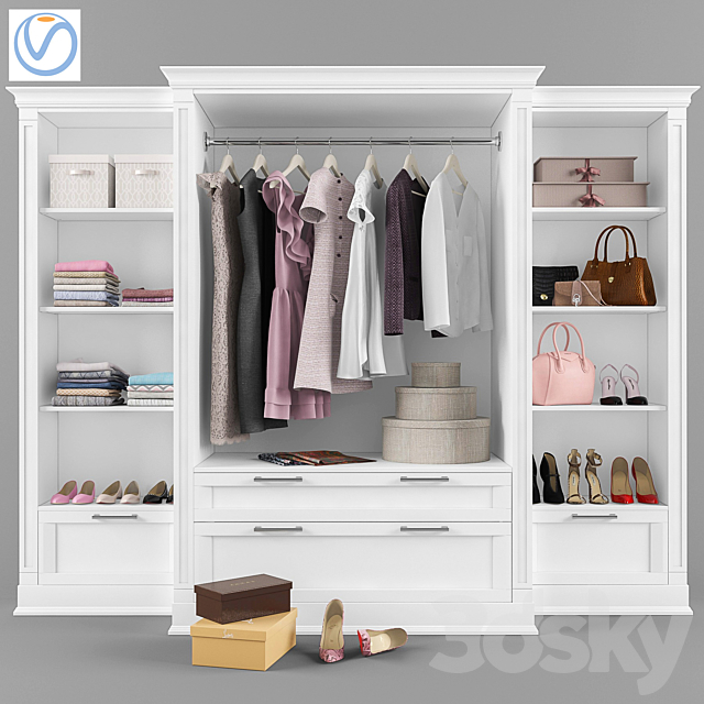 Wardrobe 1 3ds Max - thumbnail 1