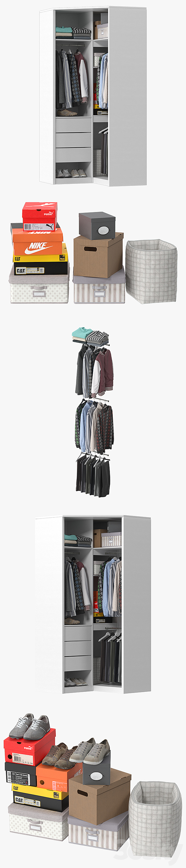 Wardrobe 3DSMax File - thumbnail 2