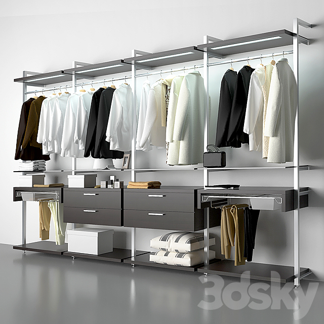 Wardrobe Md House Collection Kabine 3ds Max - thumbnail 1