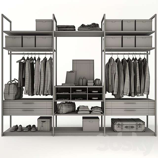 Wardrobe_08 3DS Max Model - thumbnail 3