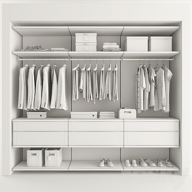 Wardrobe_M_10 3ds Max - thumbnail 3