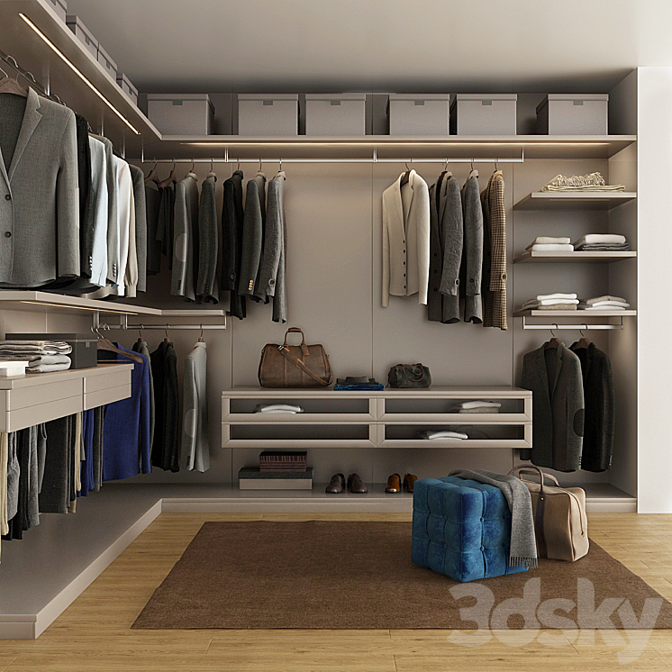 Wardrobe_M_9 3DS Max - thumbnail 1