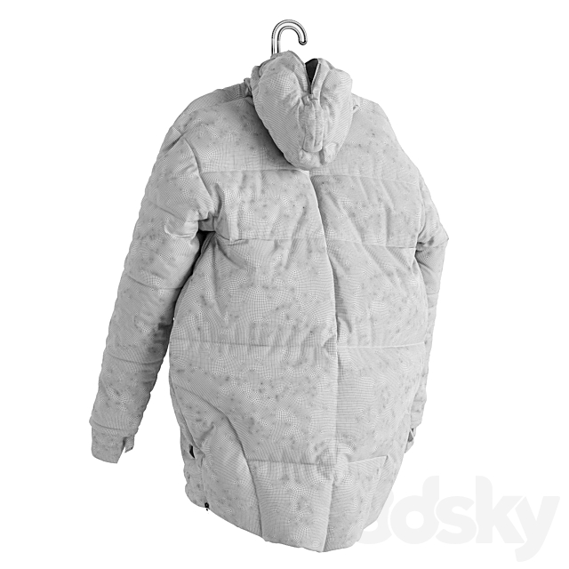 Winter jacket SONDR on a hanger 3DSMax File - thumbnail 7