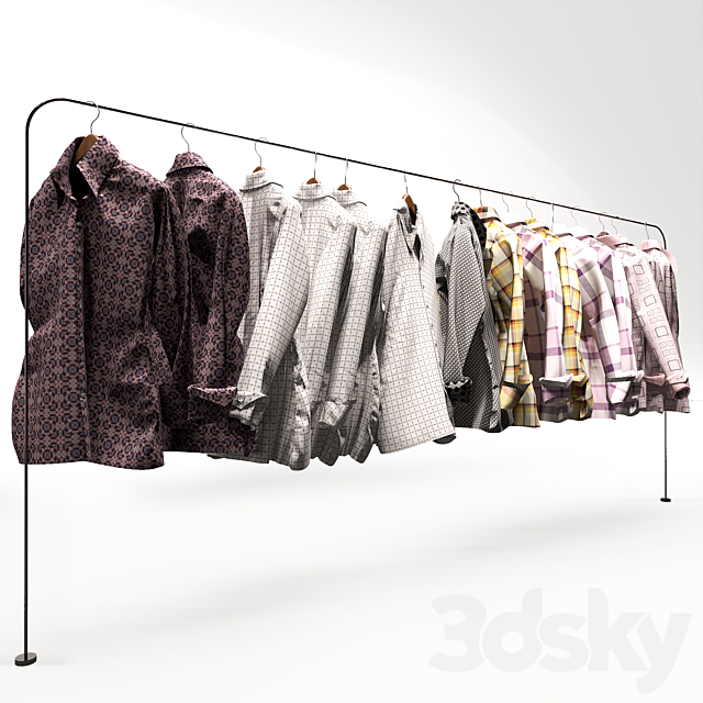 Women Shirts Shop _ dressing room 3DSMax File - thumbnail 2