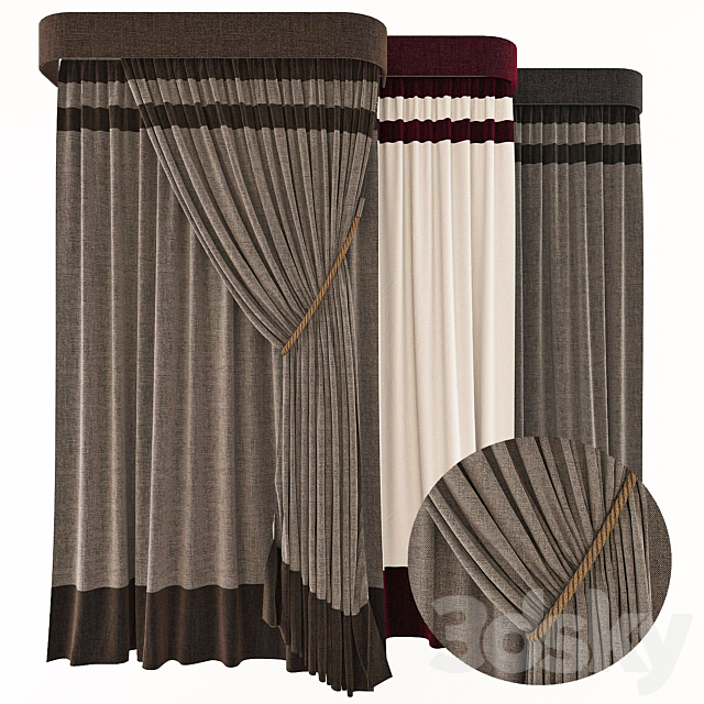 3Curtains 3DSMax File - thumbnail 1