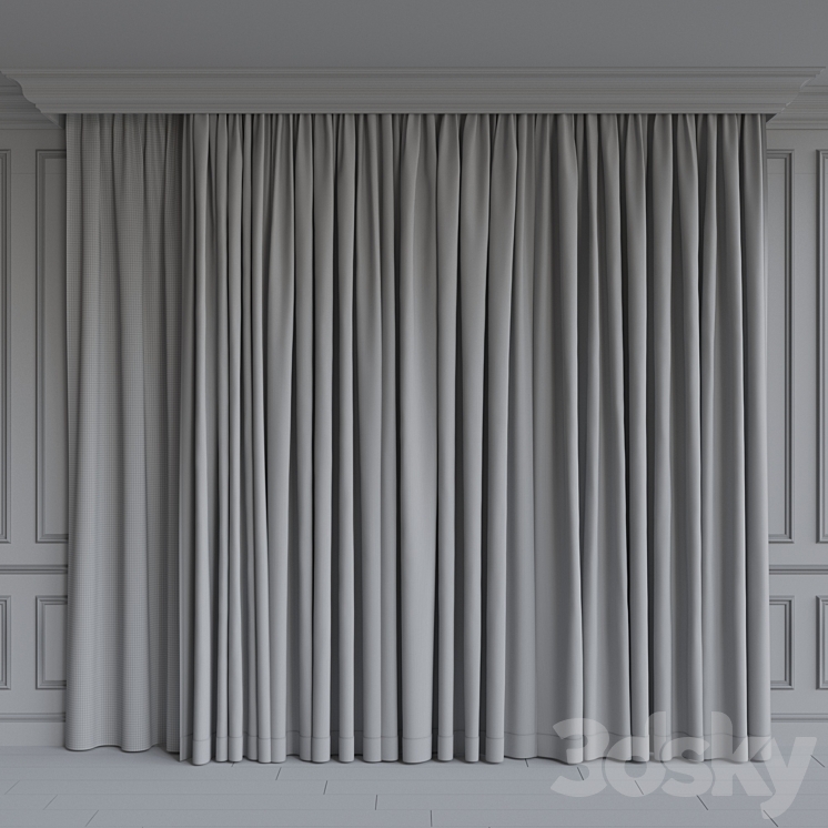 A set of curtains 13 3DS Max - thumbnail 2