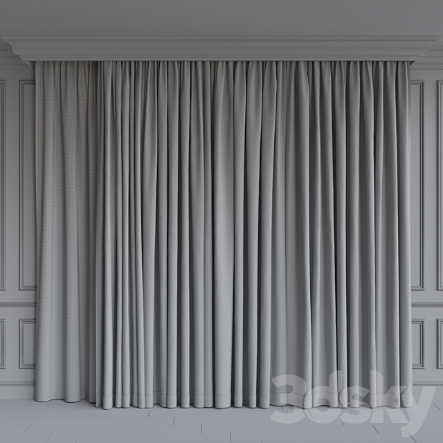 A set of curtains 13 3DSMax File - thumbnail 2