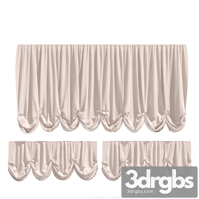 Austrian curtains 26 3dsmax Download - thumbnail 1