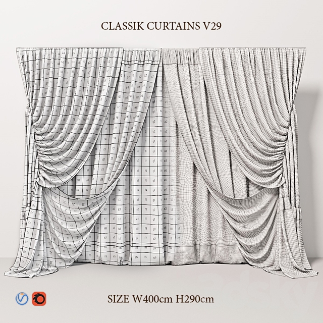 Blind classic V29 3DSMax File - thumbnail 3