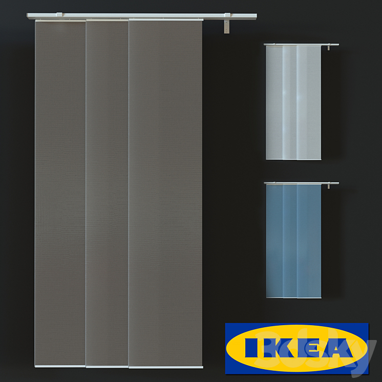 Blind IKEA ANNO TUPPLYUR 3DS Max - thumbnail 1