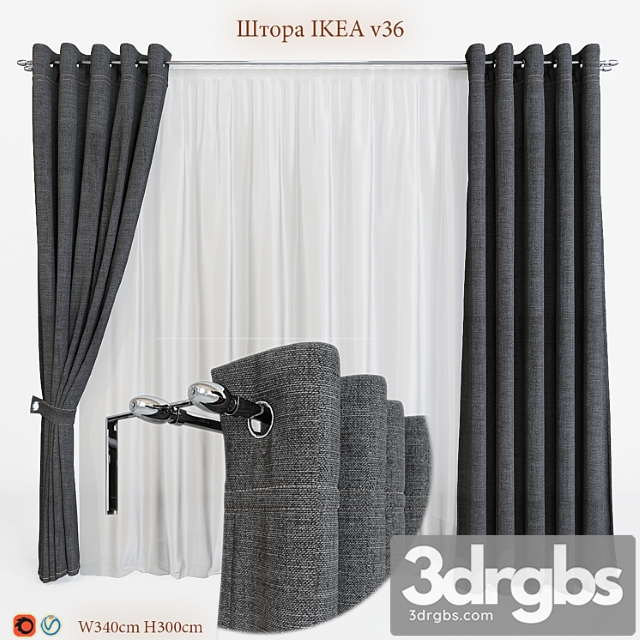 Blind ikea v36 3dsmax Download - thumbnail 1