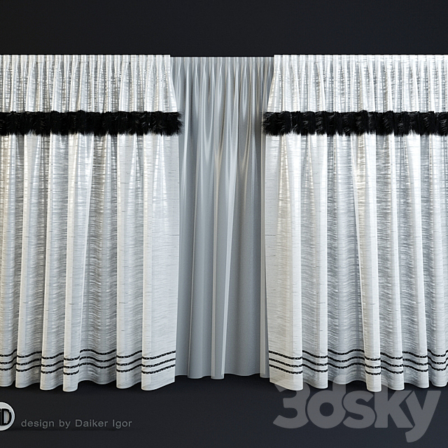 Blinds Chalet-style accommodation 3DSMax File - thumbnail 1