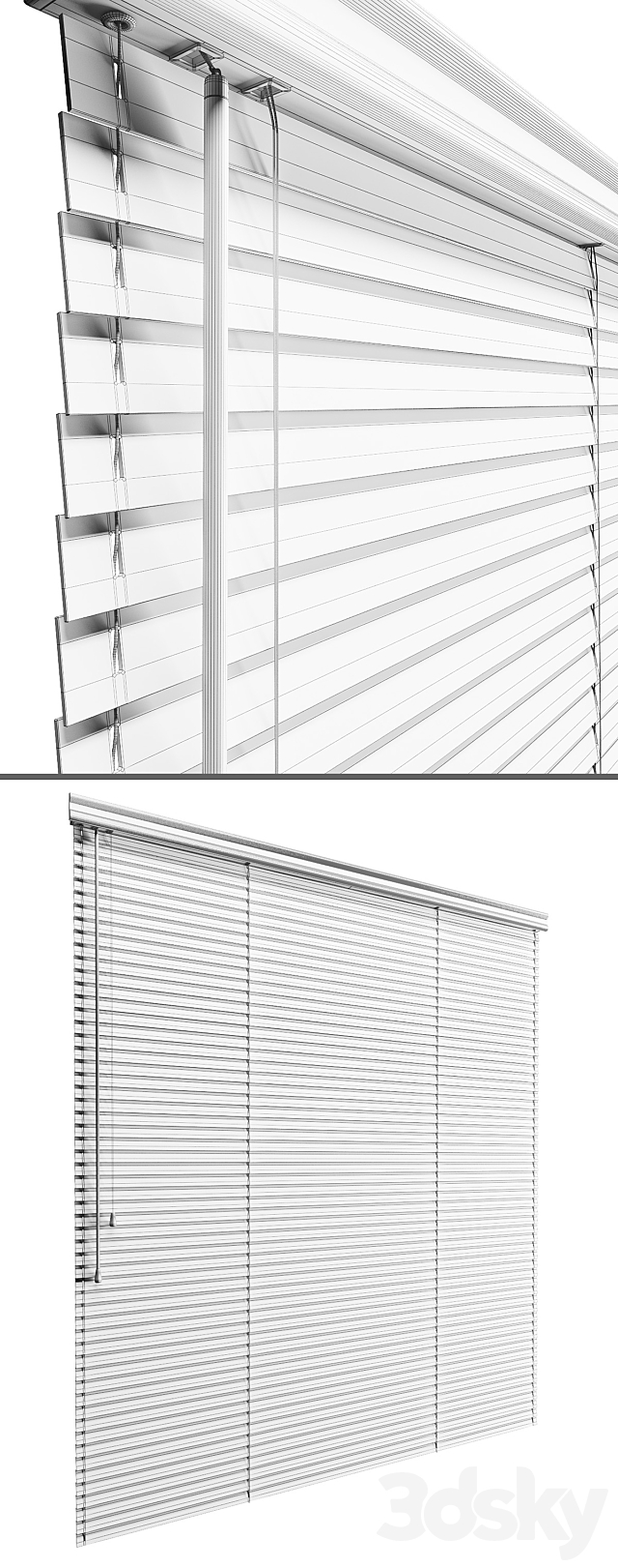 Blinds Wooden 3DS Max Model - thumbnail 3