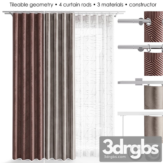 Broad curtain constructor 3dsmax Download - thumbnail 1