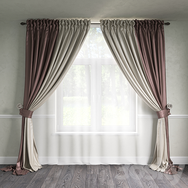 classic curtains 3DSMax File - thumbnail 1