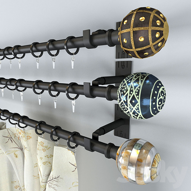 Cornices hand-decorated 3ds Max - thumbnail 1