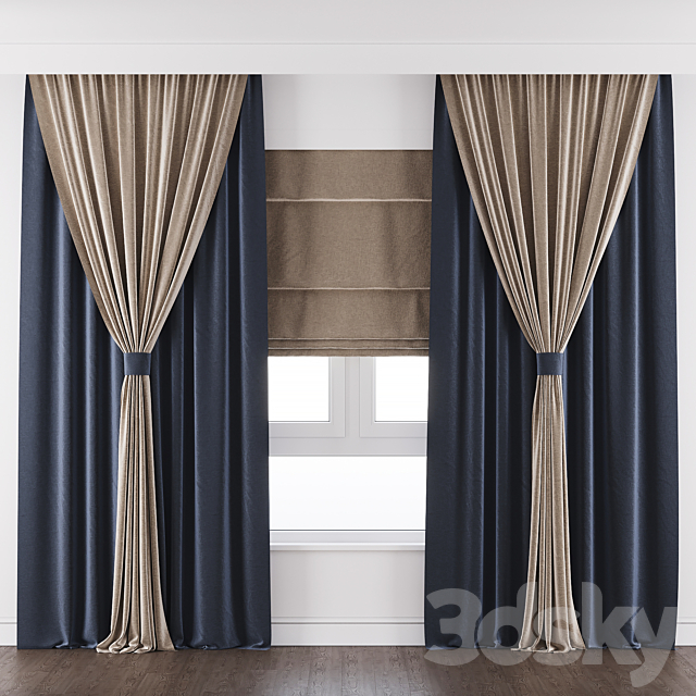 Curtain 012 3ds Max - thumbnail 1