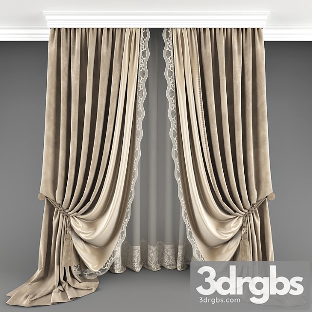 Curtain 02 3dsmax Download - thumbnail 1