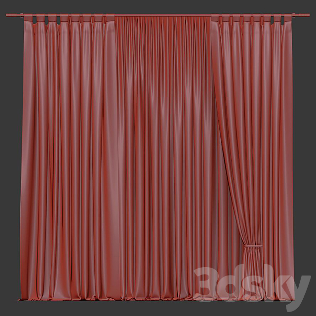 Curtain #045 3ds Max - thumbnail 3