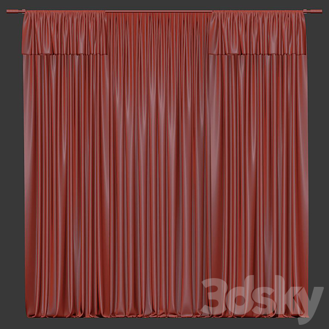 Curtain #047 3ds Max - thumbnail 3