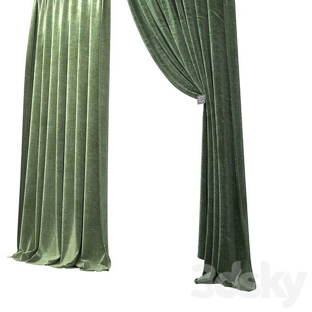 Curtain -047 3DS Max Model - thumbnail 3