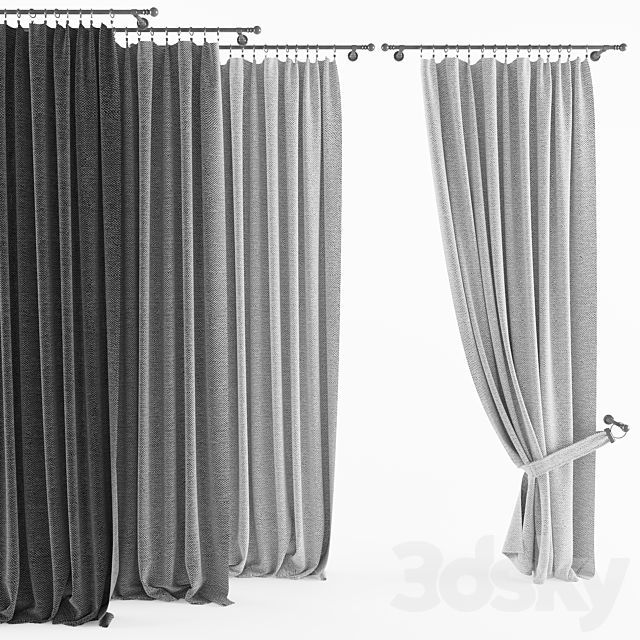 Curtain 07 3DSMax File - thumbnail 1