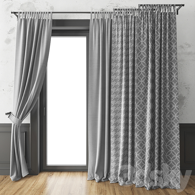 Curtain 09 3ds Max - thumbnail 1